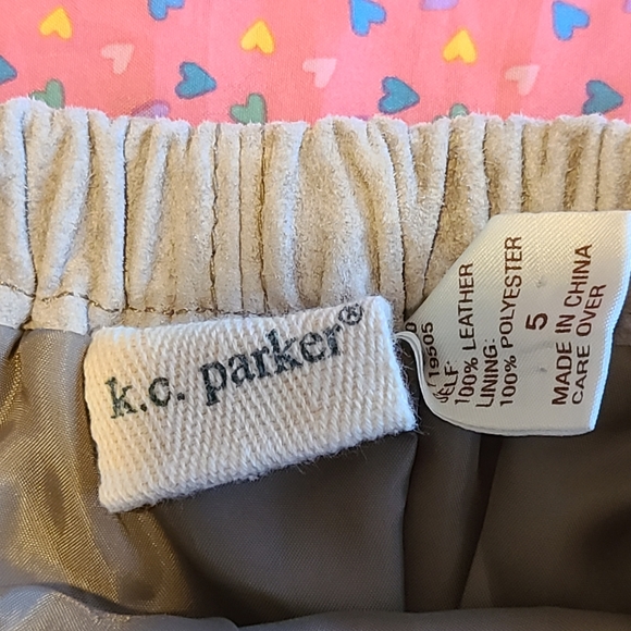 K.C Parker Leather Skirt Size 5. 100% Leather - Picture 3 of 7